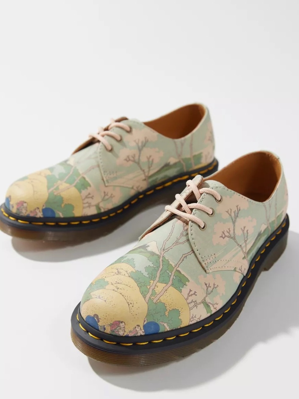 Dr Martens 1461 THE MET Leather Oxford Shoes Hokusai Fuji Masterpiece W 9/M 8